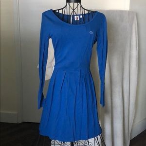 Lacoste Blue Long Sleeve Dress